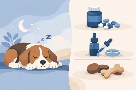 Melatonin Forms Comparison for Calmer Dogs
