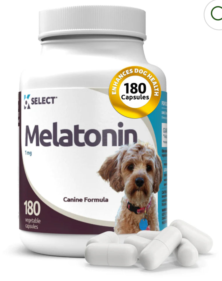 K9 Select Melatonin for Dogs 1mg, 180 Tablets Unflavored