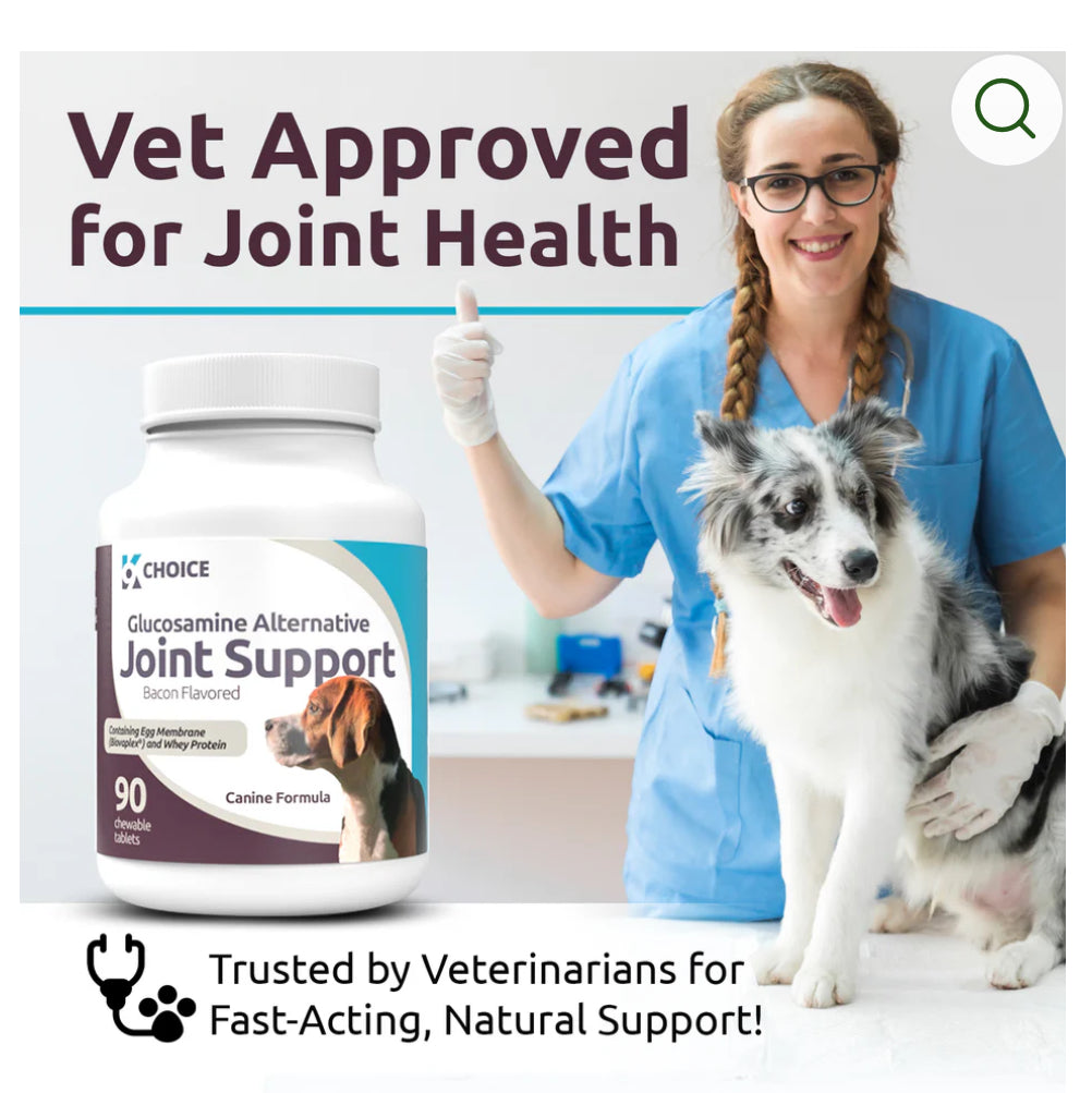 K9 Select Joint Support for Dogs with BiovaPlex - Glucosamine Alternative 90 Tablets