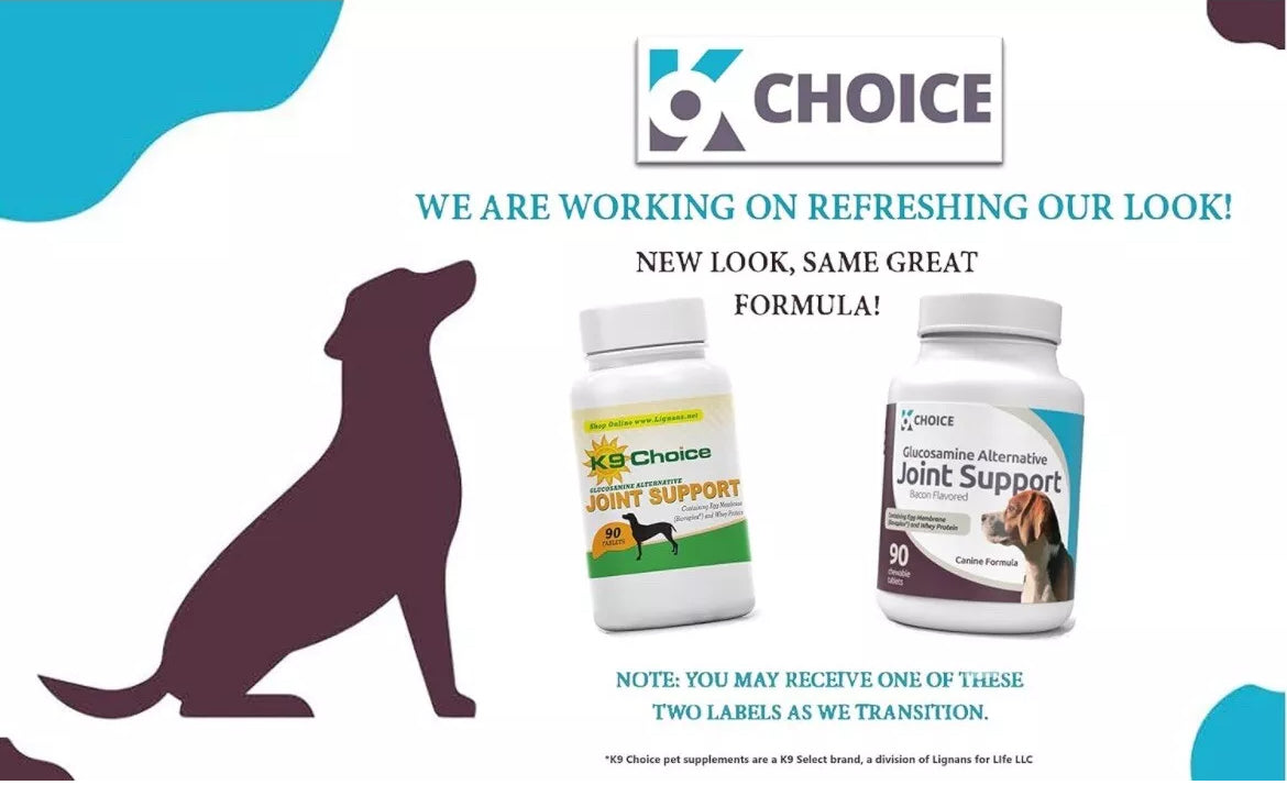 K9 Select Joint Support for Dogs with BiovaPlex - Glucosamine Alternative 90 Tablets